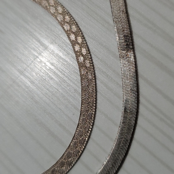 Italian 925 silver 16" necklace. - Picture 4 of 11